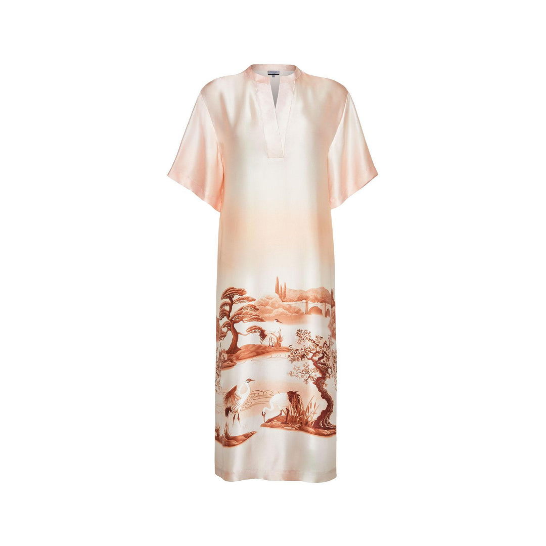 Mirage Uzun Kaftan - Pembe