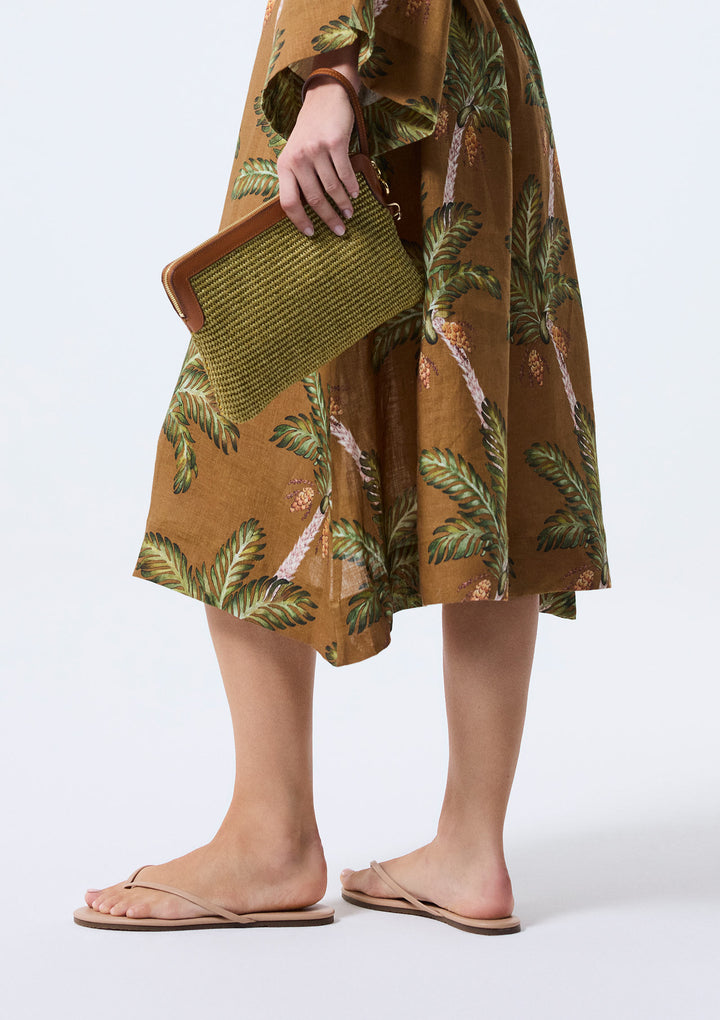 Blossom Clutch - Green