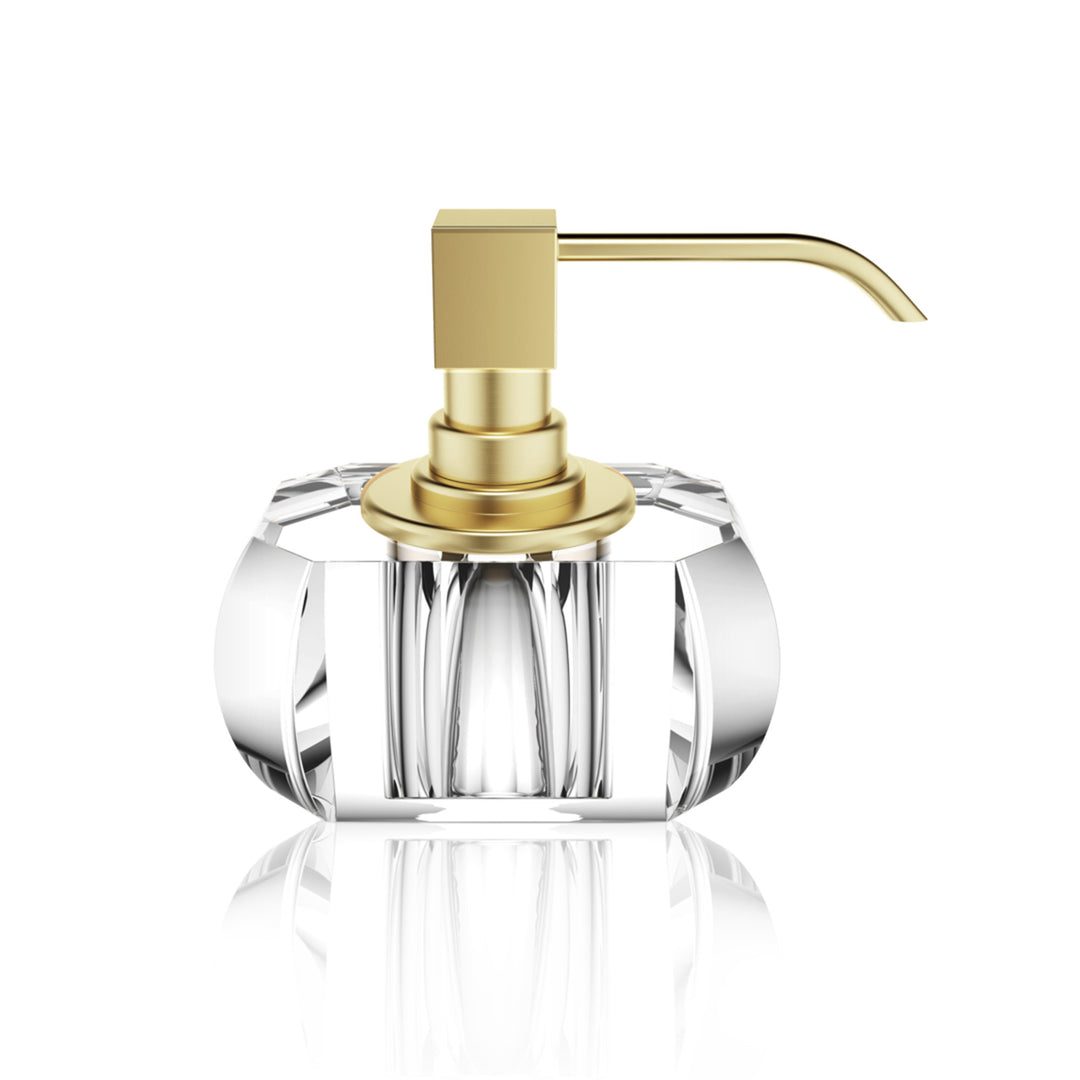 Crystal Soap Dispenser - Gold