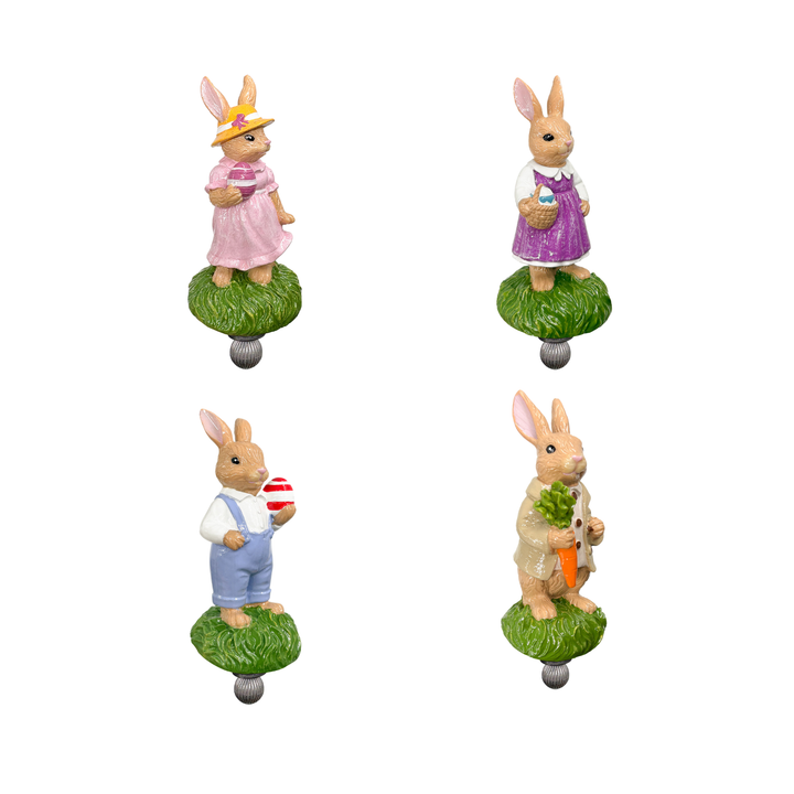 Seferî Storyteller Plate Charm - Bunny Family - Set of 4