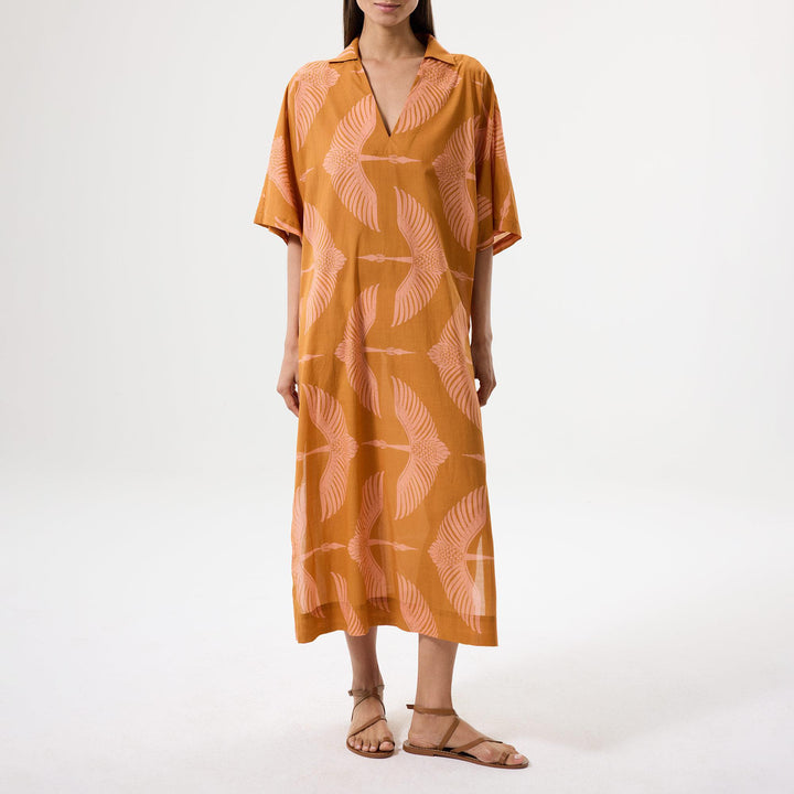 Wings Midi Kaftan - Tarçın