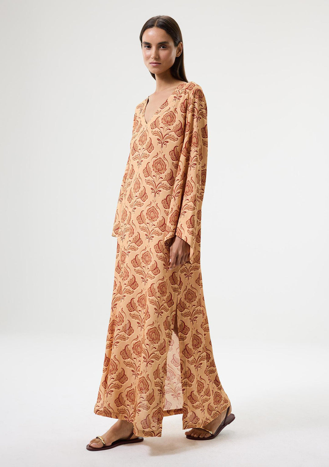 Lotus Uzun Kaftan - Tarçın