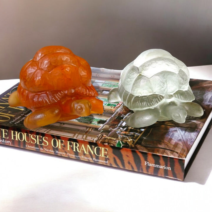 Turtle Sculpture – Amber