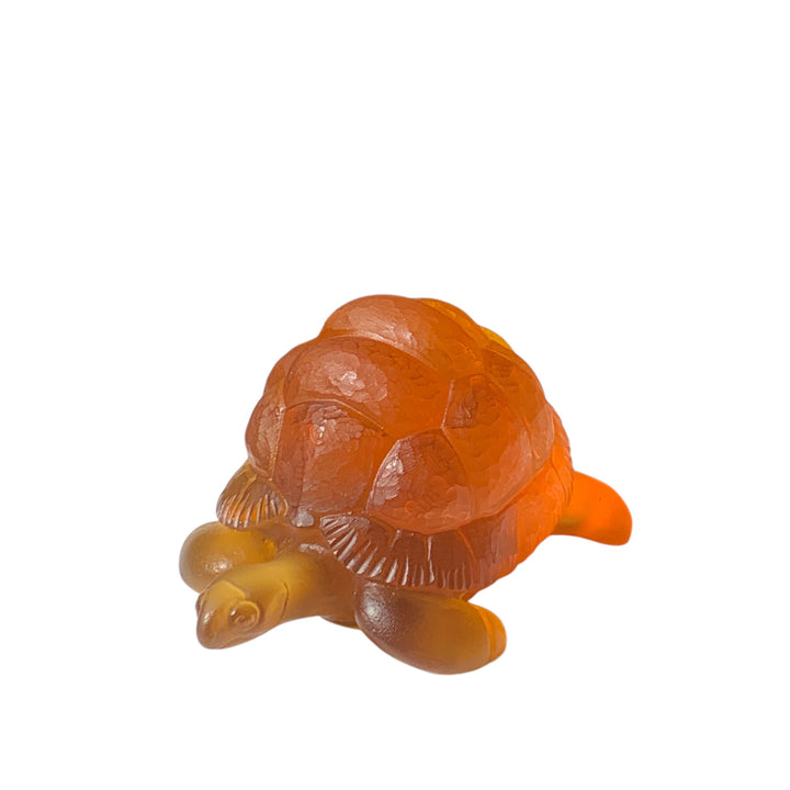 Turtle Sculpture – Amber