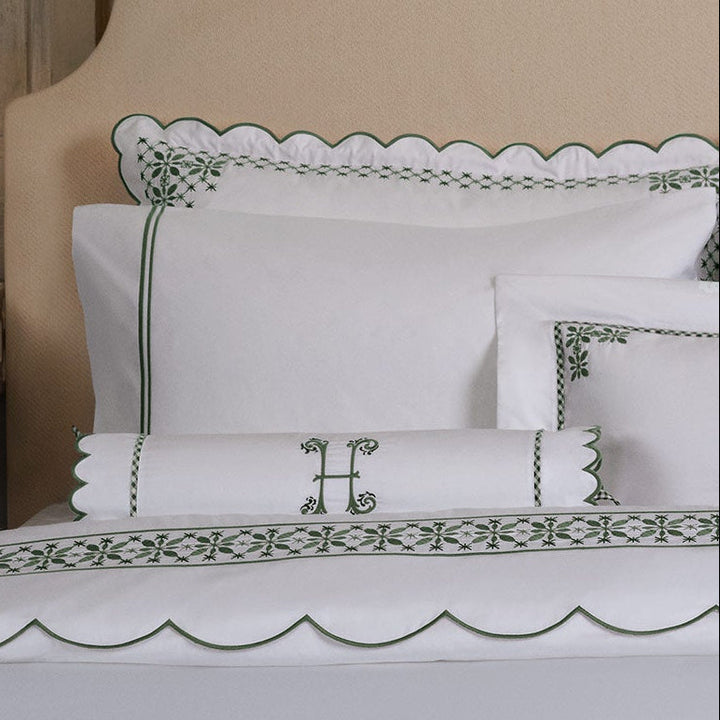 Seferî Flower Garden Standard Sham - Green
