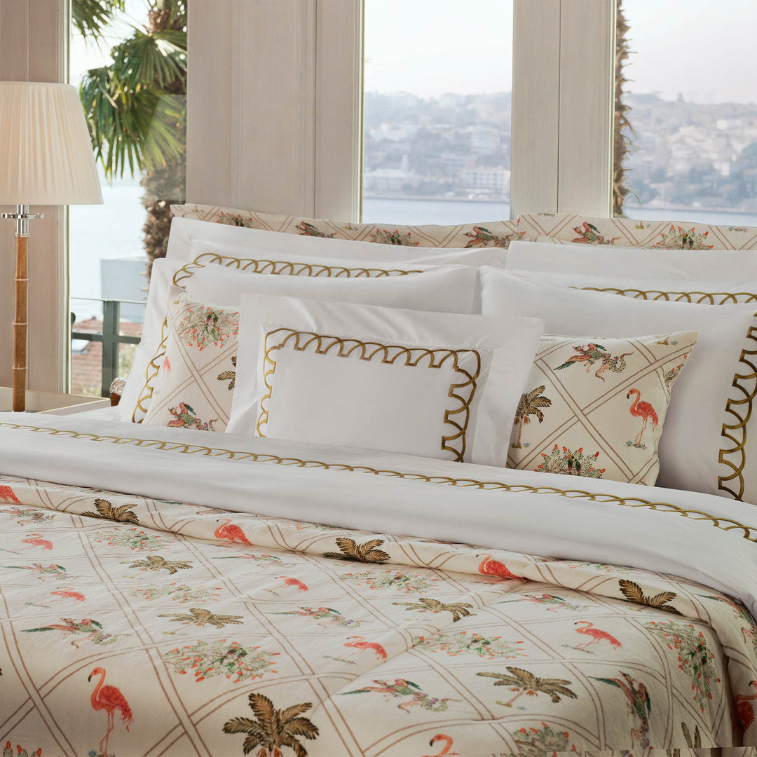 Anka Bed Cover - White
