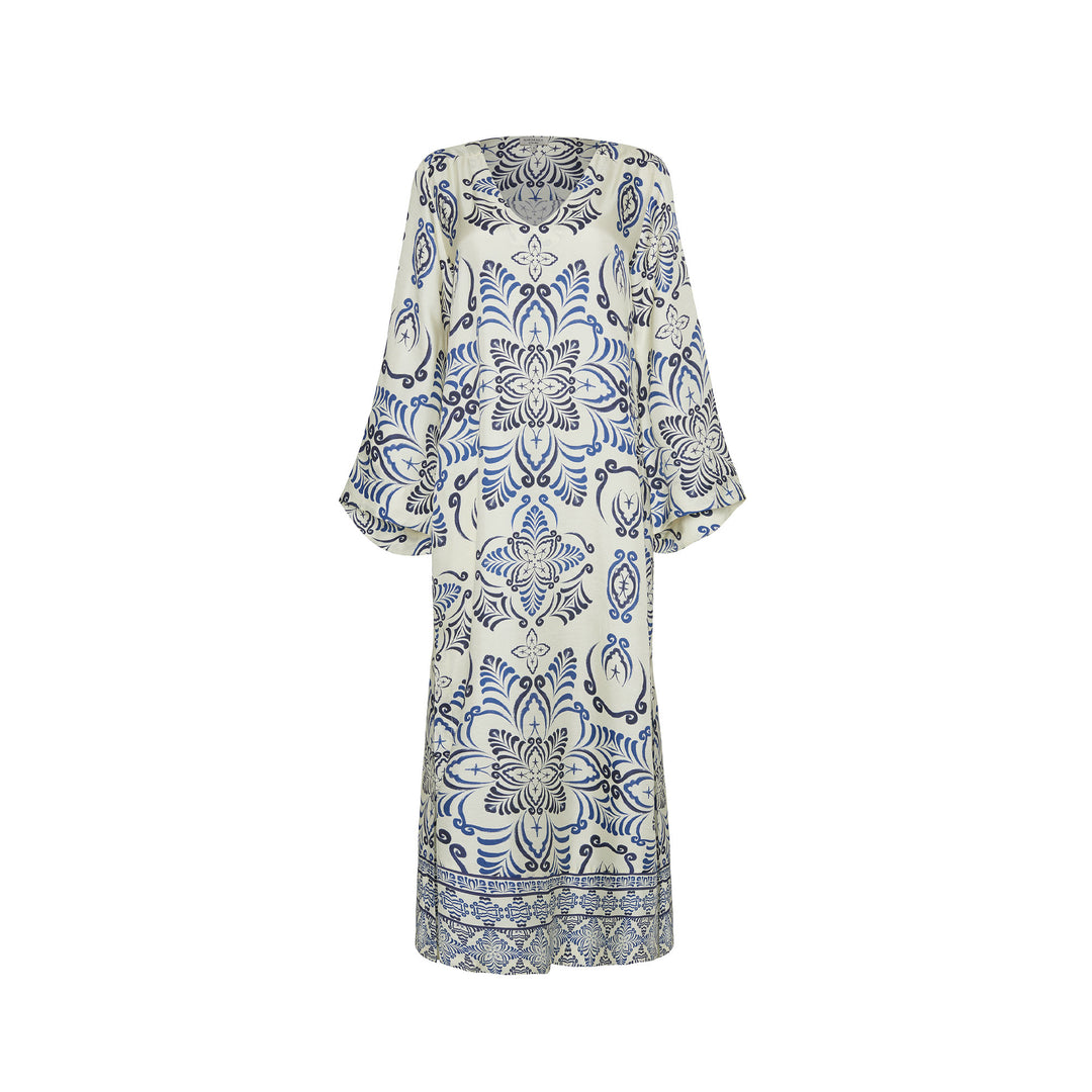 Bergamot Uzun Kaftan - Lacivert