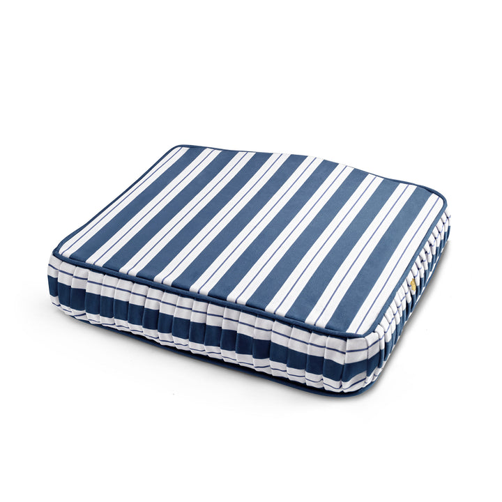Seferî Ottoman Stripe Day & Night Base Cushion - Blue