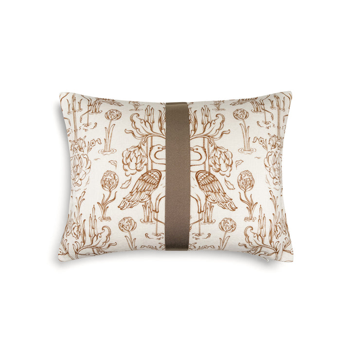 Everbound Decorative Cushion with Band - White - 35x50 cm