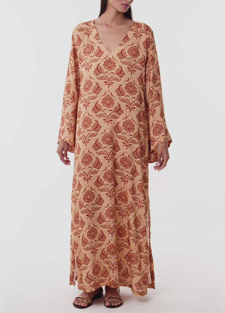 Lotus Uzun Kaftan - Tarçın